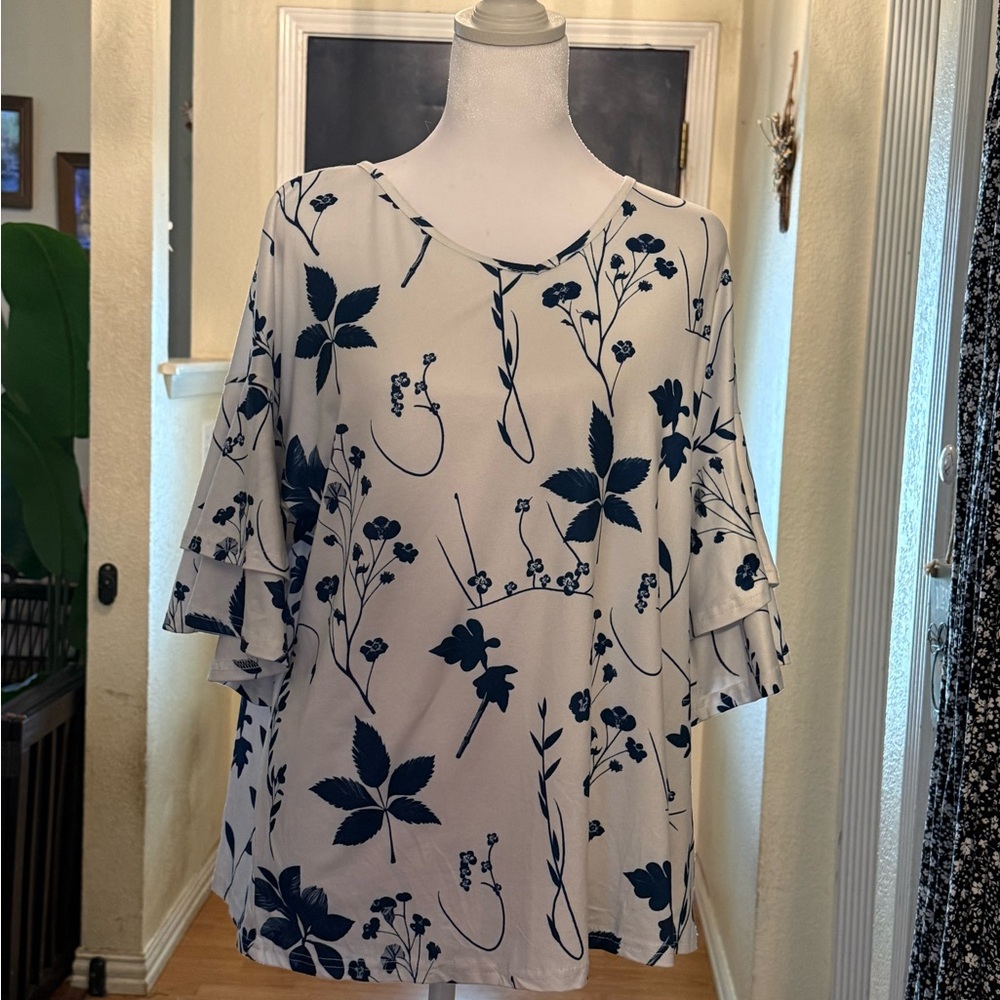 Floral Print Women's Top
